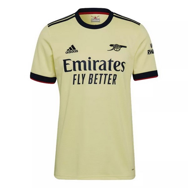 Camiseta Arsenal Segunda 2021-2022 Amarillo